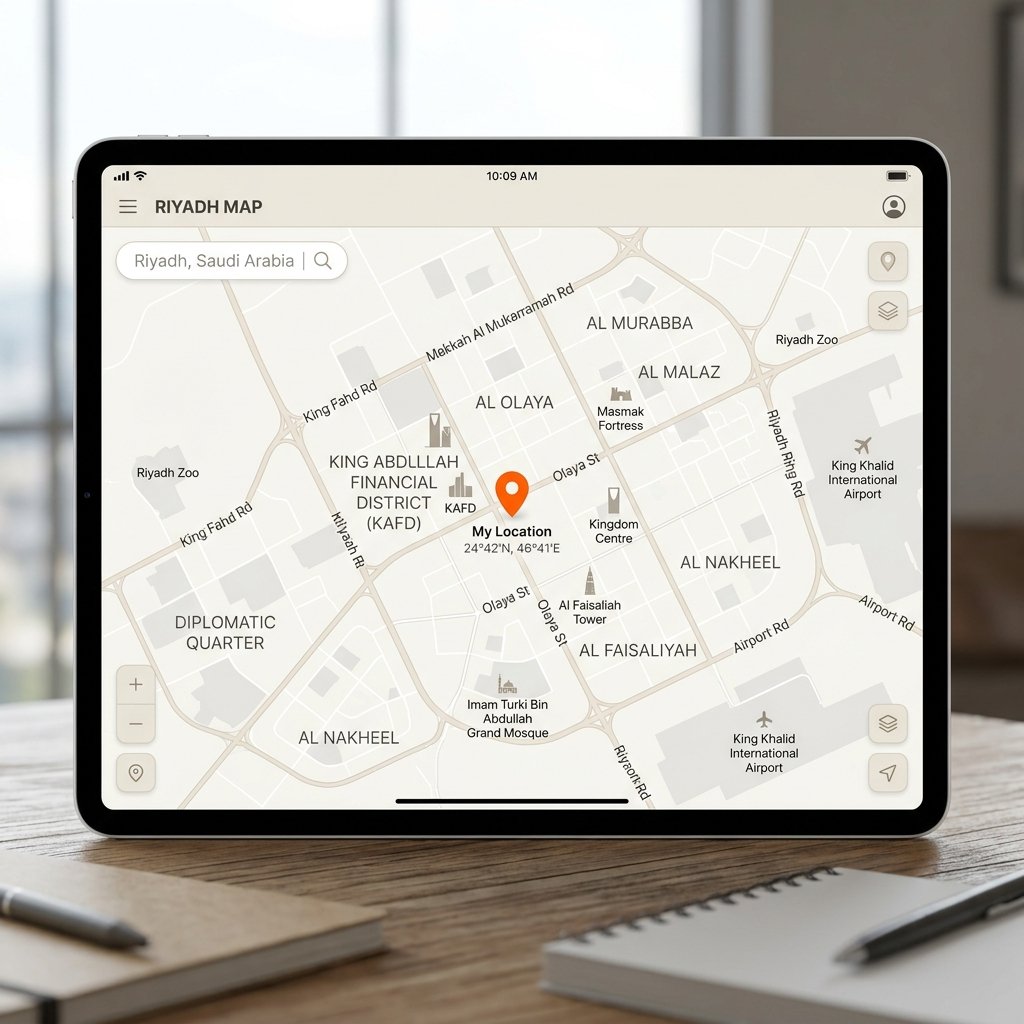 Map of Riyadh